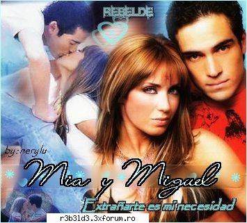 Poze - ad3_dulc3 - Anahi y Poncho-Mia y Miguel