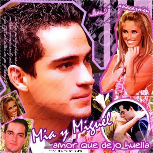 Poze - andreea93rbd - Anahi y Poncho-Mia y Miguel